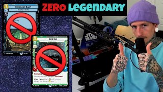 ZERO Legendary Cards Used Star Wars Unlimited Deckbuilding [upl. by Alvord49]