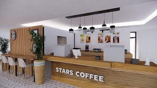 Stars Coffee kiosk concept for stadium [upl. by Smaj782]