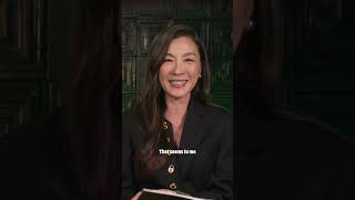 Michelle Yeoh Tells Us The Best Advice She Got From A Teacher [upl. by Ariane649]