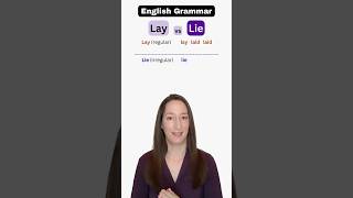 Confusing English words LAY vs LIE [upl. by Gastineau]