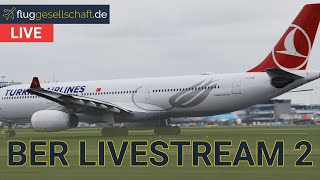 Part 2️⃣ Planespotting LIVE 🐻 Berlin BER Airport Germany  Freitag 1052024 abends [upl. by Yrellam227]