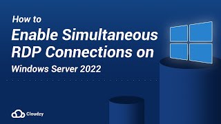 How to Enable Simultaneous RDP Connections on Windows Server 2022 [upl. by Aierdna]