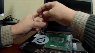 250 Best Buy Doorbuster Laptop Upgrade DIY  Asus X401ABHPDN [upl. by Ecinnej]