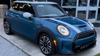 2022 MINI Cooper S Hardtop 2 Door  Island Blue Metallic Signature Trim wPremium Package [upl. by Anilrac]