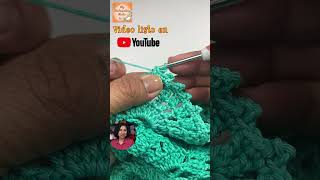 ✅Quieres aprender a tejer un Top a Crochet en Punto Abanico crochetpattern crochetinstructions [upl. by Orrin]