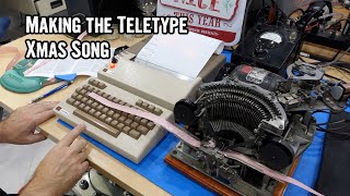 Teletype Music A mechanical Christmas song [upl. by Gower]