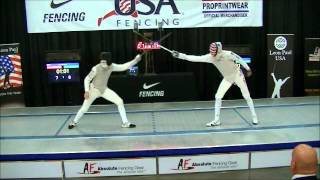 Division I Mens Foil Gold Medal Final  2014 July North American Cup [upl. by Kihtrak184]