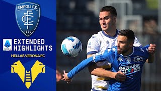 Empoli vs Hellas Verona Extended Highlights  Serie A  CBS Sports Golazo [upl. by Ferdy291]