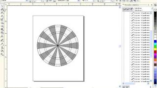 tutorial darts corel draw 12 tebps [upl. by Hnacogn]