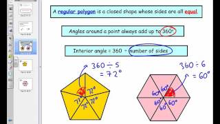 National 5 Mathematics  Angles in Polygons [upl. by Ylrebmi]