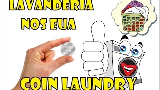 Lavanderia self service nos EUA  Coin Laundry [upl. by Nolahs]