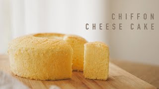 RECIPE  CHEESE CHIFFON CAKE  Resep Sifon Cake Keju [upl. by Hirai]