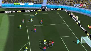 Pes 2014 Brasil vs Chile Oitavas De Final Copa Do Mundo De 2014 Patch Bmpes 501 [upl. by Latterll]