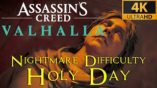 AC Valhalla  Holy Day  Nightmare Aesir difficulty playthrough [upl. by Yuille]