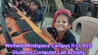 Computer Lab activity for 2nd class at Winfield High School Mindspace Campus Khammam [upl. by Arbuckle564]