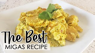 Easy Migas Recipe  TexMex Breakfast  How to make Migas  Quick Meals  Eggs amp Tortillas [upl. by Chelsea802]