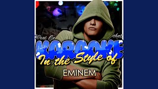 Lose Yourself Clean In the Style of Eminem Karaoke Version [upl. by Ameer]