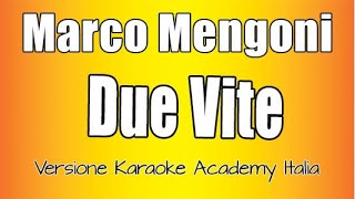 Marco Mengoni  Due Vite Versione Karaoke Academy Italia Sanremo 2023 [upl. by Xenia37]