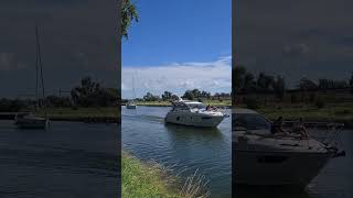 🛥️ Boats at Kanaal door Walcheren🇳🇱 TravelwithHugoF boats canal zeeland [upl. by Yelsel]