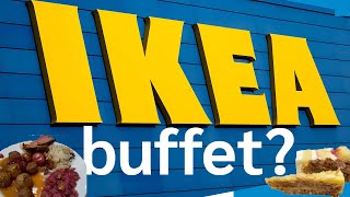 IKEA Christmas Buffet  Julbord Swedish Buffet in Vegas  Walk Through IKEA Food Market [upl. by Lardner]