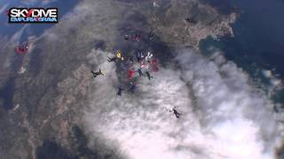 SKYDIVE EUROPEAN CHALLENGE EMPURIABRAVA 2013  THE RECORDS [upl. by Arehahs389]