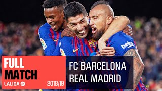 ELCLÁSICO FC Barcelona vs Real Madrid 51 20182019 FULL MATCH [upl. by Kred]