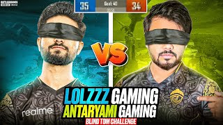 LoLzZzGaming VS AntaryamiGaming BLINDFOLD TDM BATTLE  BLINDFOLD CHALLENGE GONE WRONG [upl. by Dami]