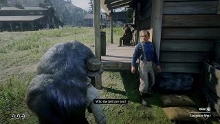 What Happens If John Brings The Legendary Animal To Pronghorn Ranch  RDR2 [upl. by Haye47]