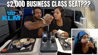 10 HOURS IN KLM BUSINESS CLASS [upl. by Dasya]