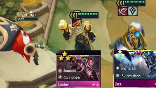 SET 55 TFT  JAX SENTINEL LVL 3 [upl. by Elburt]