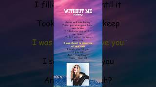 Halsey  Without Me Lyrics shorts [upl. by Arratahs]