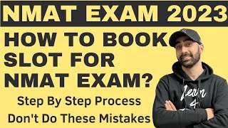 How to Book Exam Slot for NMAT Exam 2023  StepbyStep Guide to Secure Your Preferred Date [upl. by Mcfadden]