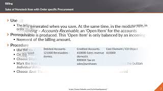 GU SAP FIORI Billing of Non stock Item with Order Specific Procurement V2 [upl. by Astto]
