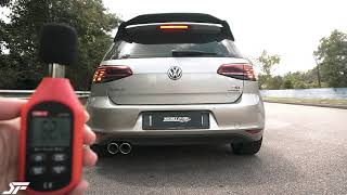 Volkswagen MK7 14 TSI Full exhaust system without valvetronic NO DRONE SOUND TECHNOLOGY [upl. by Narrat]