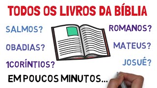 Sobre o que fala cada livro da Bíblia em poucos minutos [upl. by Schiff356]