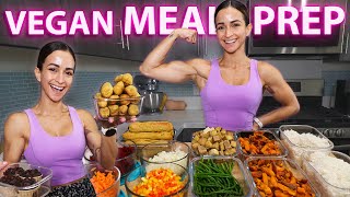 Easy VEGAN Meal Prep For The Week HighProtein  Ep2 [upl. by Eecyak]