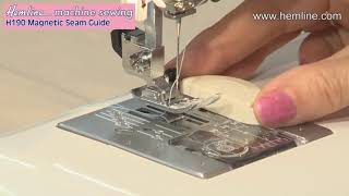 How to use a Magnetic Seam Guide on your sewing machine [upl. by Lorant433]