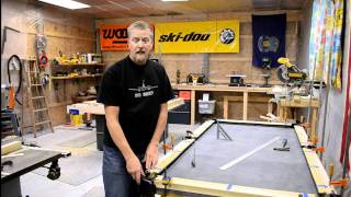 How to Build a Pool Table Part 7  Efforts in Frugality  Episode 5 [upl. by Annibo]