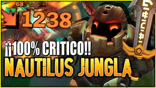 😱NAUTILUS AD Jungla pero 100 Ataque Crítico😱 [upl. by Ecinahc]