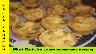 Homemade Mini Quiche Recipe [upl. by Ariad]