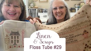 Linen amp Scraps Flosstube 29 A HUGE Fun Haul Lots of Samplers and More [upl. by Aeriela]