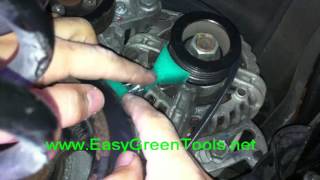 smart fortwo belt replacement  tutorial  Easy Green Tools [upl. by Emirej]