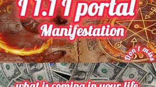 1111 Portal Special Reading  Manifestation karne Ka sabse Best Day  Most Powerful portal☯️🌟🌈🙏 [upl. by Maker748]