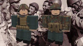 Showcasing two WW2 Italian M1941 and M1942 Paratroopers Paracadutisti Uniforms on Roblox [upl. by Gibbon]