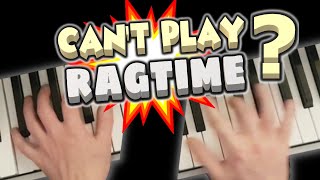 YEEHAW  You CAN Play Ragtime Piano Saloon Style  Beginners Stride Left Hand Country Lick Lesson [upl. by Hakilam238]