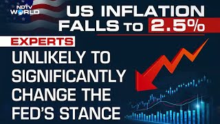 US Inflation News  Inflation In US Falls To Lowest Level In Over 3 Years The Impact [upl. by Odrude]