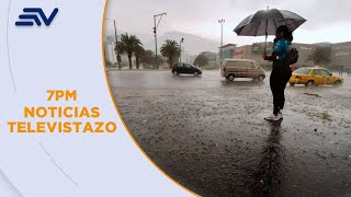 Inamhi pronostica lluvias en la zona de las hidroeléctricas de la Amazonía y el Austro  Televistazo [upl. by Arawaj]