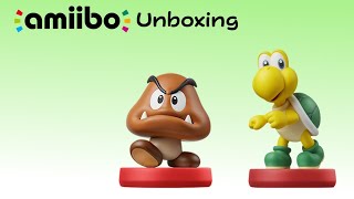 Goomba and Koopa Troopa Amiibo Unboxing [upl. by Nac]