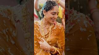 Sobhita Dhulipala’s Radiant Haldi Ceremony A Glimpse of Joy amp Tradition of PreWedding [upl. by Evante]