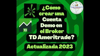 ➡️ Cómo CREAR CUENTA en AmeriTrade en 2024  Plataforma de Inversión [upl. by Ydda]